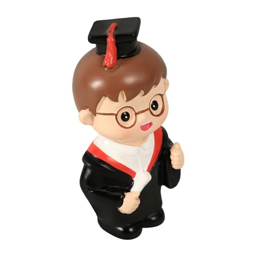 MAGICLULU Abschlussfeier Dekoration Kunstharz Figurine Kuchen Für Graduation Party Geburtstagsfeier Und Festlichkeiten Tortenaufsatz Für Kreative Tortengestaltung von MAGICLULU