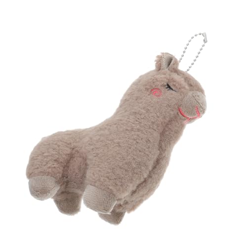 MAGICLULU Plüsch-alpaka-schlüsselanhänger Spielzeug Weiche Textur Dekorativer Tieranhänger Für Handtaschen Schule Und Büro von MAGICLULU