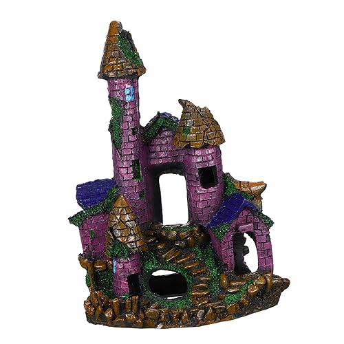 MAGICLULU Aquarium Schloss Dekoration aus Harz für Große Aquarien Mittelalterliches Ornament Installieren Vielseitig Einsetzbar für Halloween und Zuhause MAGICLULU Aquarium Schloss Dekoration aus Harz für Große Aquarien Mittelalterliches Ornament Installieren Vielseitig Einsetzbar für Halloween und Zuhause von MAGICLULU