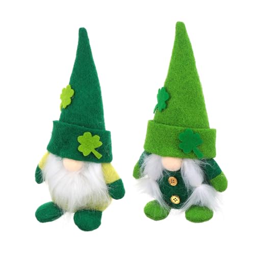 MAGICLULU Bequemes Sicheres Material 2 Stück Irische Stoffpuppen Zum St. Patricks Day Dekorative Heimdekoration Für Jungen Und Mädchen MAGICLULU Bequemes Sicheres Material 2 Stück Irische Stoffpuppen Zum St. Patricks Day Dekorative Heimdekoration Für Jungen Und Mädchen von MAGICLULU