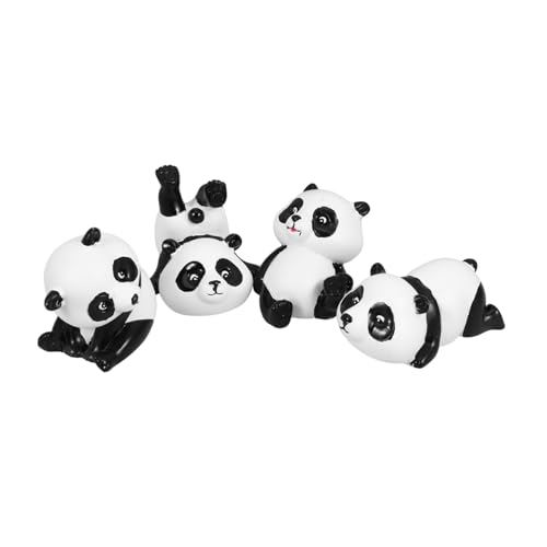 MAGICLULU Beruhigendes Panda-Spielzeug 4 Stück Miniatur-Panda-Ornamente Kunstharz Basteldekor Gartenstatue Für Weihnachten Thanksgiving MAGICLULU Beruhigendes Panda-Spielzeug 4 Stück Miniatur-Panda-Ornamente Kunstharz Basteldekor Gartenstatue Für Weihnachten Thanksgiving von MAGICLULU