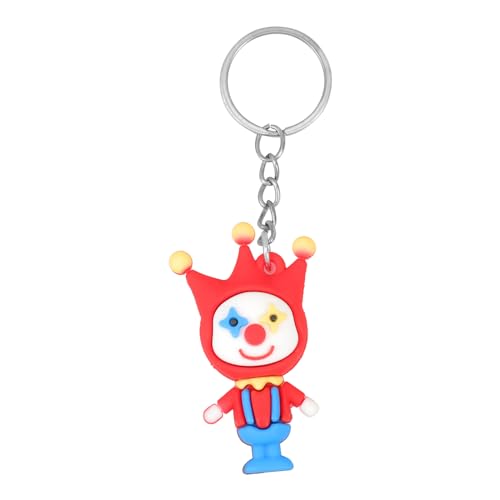 MAGICLULU Clown-puppen-schlüsselanhänger Reize Schlüsselanhänger in Clownform Zirkus Schlüsselanhänger Rucksackzauber Clown-schlüsselanhänger Schlüsselbund Für Die Tasche Weiches Gummi von MAGICLULU