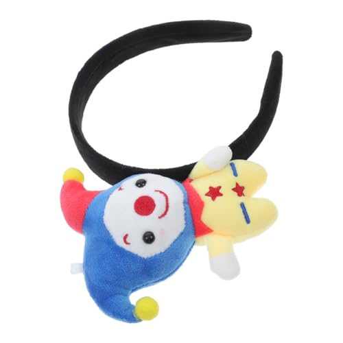 MAGICLULU Karnevalsclown-haarband Lustiger Clown-kopfschmuck Für Halloween Stirnband Für Erwachsene von MAGICLULU