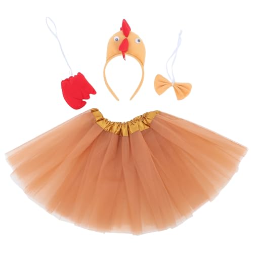 MAGICLULU Cosplay-hühnerkostüm-set Osterküken-outfit Hahn Stirnband Und Tutu Für Erwachsene Und von MAGICLULU
