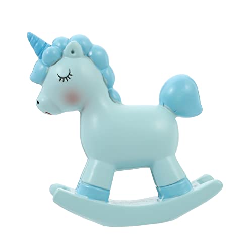 MAGICLULU Einhorn-Kuchendekoration Mini-Einhorn-Statue Party-Kuchen-Deckel-Ornament Geburtstagstorte Topper Mini-Einhornfiguren Dessert-Kuchen-Topper Einhorn-Party-Kuchen-Topper Harz Blau MAGICLULU Einhorn-Kuchendekoration Mini-Einhorn-Statue Party-Kuchen-Deckel-Ornament Geburtstagstorte Topper Mini-Einhornfiguren Dessert-Kuchen-Topper Einhorn-Party-Kuchen-Topper Harz Blau von MAGICLULU