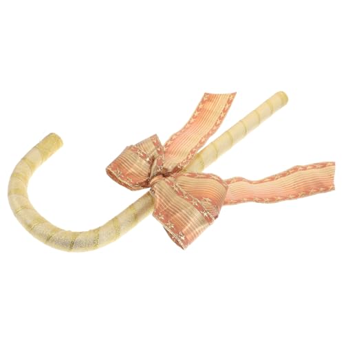 MAGICLULU Eleganter Dekorativer Weihnachtsstock mit Schleifendesign Vielseitiges Party und Karnevalsaccessoire für Kostüm und Festliche Anlässe Wie Weihnachten Valentinstag und Bälle von MAGICLULU