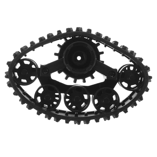 MAGICLULU Ersatz Panzer Kettenrad DIY Modell Auto Rad Langlebiges Kettenrad Ersatzteil für Ferngesteuerte Allzweck Fahrzeuge Robustes Plastikrad für Präzise Steuerung und Schwierige von MAGICLULU