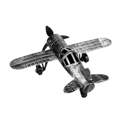 MAGICLULU Flugzeugmodell Ornament Ebene Spielzeugflugzeug Modellflugzeug Flugzeugdekorationen Vintage Flugzeugdekor Retro-flugzeugmodell Flugzeugmodell Aus Metall Eisen Black MAGICLULU Flugzeugmodell Ornament Ebene Spielzeugflugzeug Modellflugzeug Flugzeugdekorationen Vintage Flugzeugdekor Retro-flugzeugmodell Flugzeugmodell Aus Metall Eisen Black von MAGICLULU