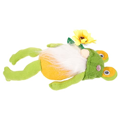 MAGICLULU Froschpuppenverzierungen Für Plüsch Gnom Strandzwerge Frosch Kinderzubehör Geburtstagszwerge Verschleißfestes Stofftier Bequemes Kinderspielzeug Stofftier Pulver MAGICLULU Froschpuppenverzierungen Für Plüsch Gnom Strandzwerge Frosch Kinderzubehör Geburtstagszwerge Verschleißfestes Stofftier Bequemes Kinderspielzeug Stofftier Pulver von MAGICLULU