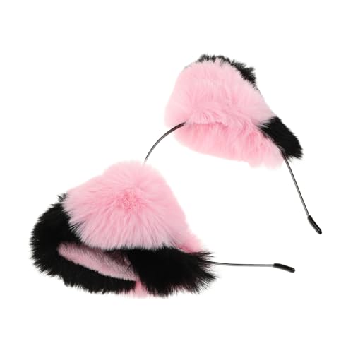 MAGICLULU Handgefertigtes Katzenohren-stirnband Für Frauen Und Mädchen Realistisches Tierohr-haarband Cosplay Hasenohren Kopfbedeckung Für Halloween-party von MAGICLULU