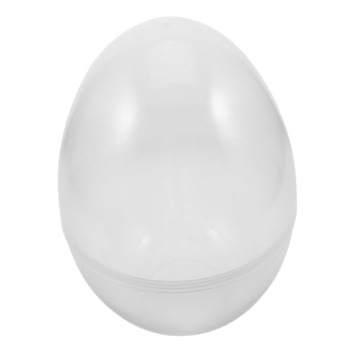 MAGICLULU Großes Transparentes DIY-Ei Auffällige Leere Kunststoffkapseln Befüllbare Geschenkbox für Ostern Party Süßigkeiten und Festliche Bastelaktivitäten von MAGICLULU