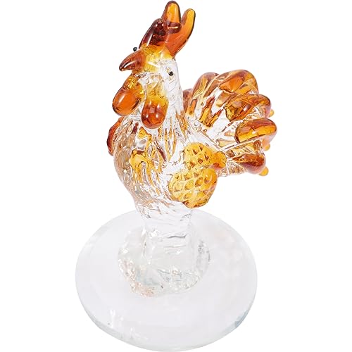 MAGICLULU Hahn Ornament Hahnenfigur Tierfigur Ornamente Hühnerdekor Winzige Bezaubernde Hühnerstatuen Mini Hahn Figur Dekoration Hühnerskulpturen Weißer Kristall MAGICLULU Hahn Ornament Hahnenfigur Tierfigur Ornamente Hühnerdekor Winzige Bezaubernde Hühnerstatuen Mini Hahn Figur Dekoration Hühnerskulpturen Weißer Kristall von MAGICLULU