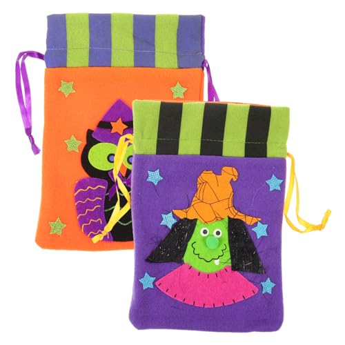 MAGICLULU Halloween Kürbis Beutel Pack Süßigkeitstaschen Für Waschbar Und Langlebig Für Trick Treat Und Halloween Partys von MAGICLULU