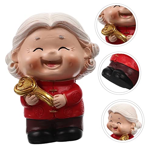 MAGICLULU Harzfigur Ältere Tortendeko Kleine Resin Dekofigur Geburtstagstorte Ornament für Valentinstag Party Feier Kuchenaufsatz Traditionelle Oma Figur MAGICLULU Harzfigur Ältere Tortendeko Kleine Resin Dekofigur Geburtstagstorte Ornament für Valentinstag Party Feier Kuchenaufsatz Traditionelle Oma Figur von MAGICLULU