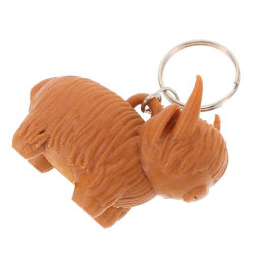 MAGICLULU Highland Cow Ornament Schlüsselanhänger schlüsselanhanger Hochlandkuh-Aufkleber Hochlandkuhfigur Hochlandrinder-Schlüsselanhänger Highland Kuh Schlüsselanhänger Plastik Light Brown MAGICLULU Highland Cow Ornament Schlüsselanhänger schlüsselanhanger Hochlandkuh-Aufkleber Hochlandkuhfigur Hochlandrinder-Schlüsselanhänger Highland Kuh Schlüsselanhänger Plastik Light Brown von MAGICLULU