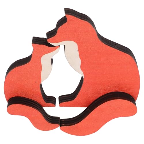 MAGICLULU Holz Fuchs Türausschnitt Deko Süße Türrahmen für Jungen Kinderzimmer Vielseitige Wand Regal Deko Stil Langlebig und Installieren von MAGICLULU