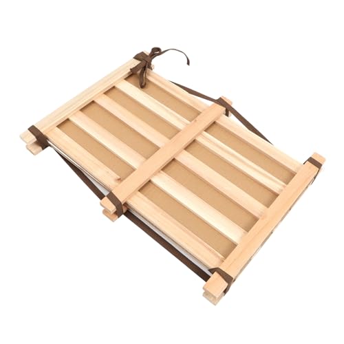MAGICLULU Holz exemplarhalter mit Saugfähigem Papier Wiederverwendbarer Pflanzen Blattklammer für Herbarium Robuste Lehrinstrumente Leicht Tragbar und Geruchsneutral von MAGICLULU