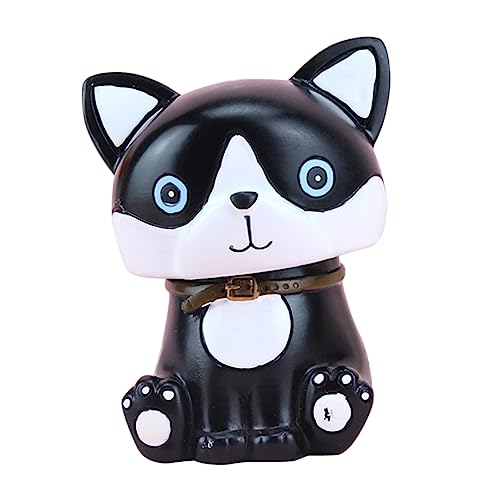 MAGICLULU Hübsches Hund Ornament Aus Harz Niedliche Hundestatue Für Auto Und Zuhause Wackelkopf Hund Charmante Dekoration Für Kuchen Und Hundeliebhaber MAGICLULU Hübsches Hund Ornament Aus Harz Niedliche Hundestatue Für Auto Und Zuhause Wackelkopf Hund Charmante Dekoration Für Kuchen Und Hundeliebhaber von MAGICLULU