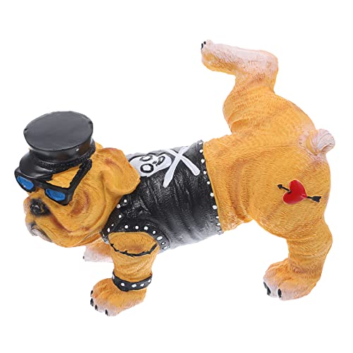 MAGICLULU Hundeskulpturverzierung Mini-Tier-Dekoration Französische Bulldogge Spielzeughund Autodekoration Hund Spielzeugtiere Haustier Figur Geburtstag des Hundes Miniatur Hundedekor Harz MAGICLULU Hundeskulpturverzierung Mini-Tier-Dekoration Französische Bulldogge Spielzeughund Autodekoration Hund Spielzeugtiere Haustier Figur Geburtstag des Hundes Miniatur Hundedekor Harz von MAGICLULU