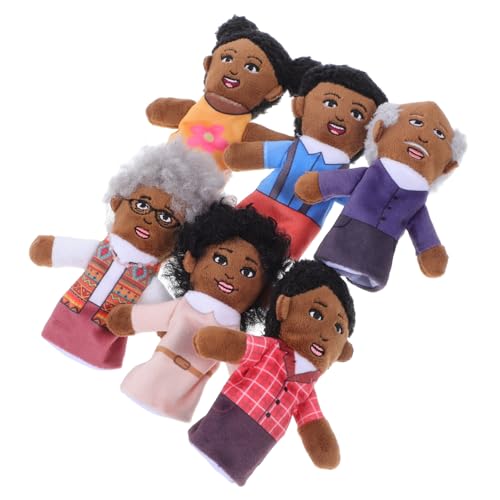 MAGICLULU Interaktive Geschichtenpuppen 6-teiliges Familien-handpuppenset Für Die Spielzeit Der Kinder Vorschulerziehung Familienzusammenhalt MAGICLULU Interaktive Geschichtenpuppen 6-teiliges Familien-handpuppenset Für Die Spielzeit Der Kinder Vorschulerziehung Familienzusammenhalt von MAGICLULU