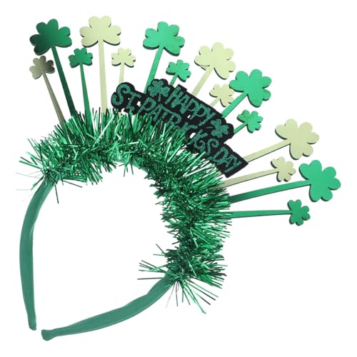 MAGICLULU Irish Day Stirnbänder Kostüm shamrock theholiday Verkleidung St Patrick Dekoration Festlicher Kopfschmuck Patrick Festival Haarschmuck Kleeblatt-Haarband Grüßen Green MAGICLULU Irish Day Stirnbänder Kostüm shamrock theholiday Verkleidung St Patrick Dekoration Festlicher Kopfschmuck Patrick Festival Haarschmuck Kleeblatt-Haarband Grüßen Green von MAGICLULU