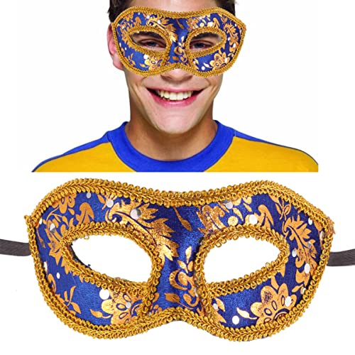 MAGICLULU Karneval Der Männer Verkleiden Gefälligkeiten Halloween-partyzubehör Spitzenmaske Retro-maskerade-maske Halloween-frauenmaske Maskerade-masken Venedig Männer Und Frauen Kleidung von MAGICLULU