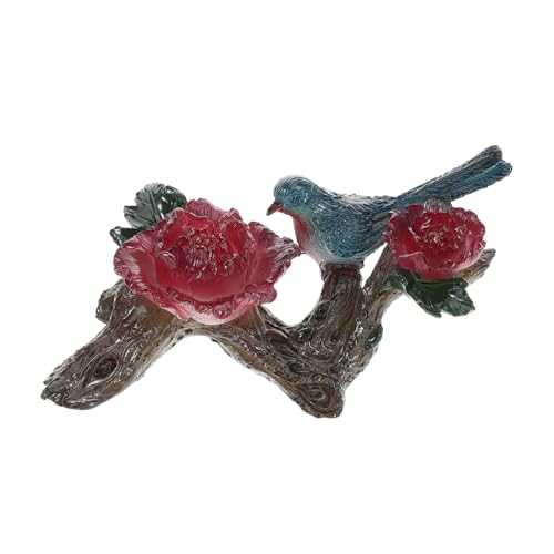 MAGICLULU Vogelstatuen Porzellan Blumen Kolibri Dekorationen Teetisch Ornament Moderne Wohnkultur MAGICLULU Vogelstatuen Porzellan Blumen Kolibri Dekorationen Teetisch Ornament Moderne Wohnkultur von MAGICLULU