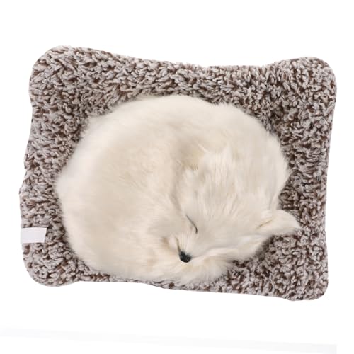 MAGICLULU Kreative Auto Deko Figur Niedliche Imitation Fuchs für Innenraum Tierform Deko für Auto Zuhause Büro Charmantes für von MAGICLULU