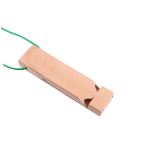 MAGICLULU Kreatives Kinderspielzeug DIY Zugpfeife Doppelte Pfeife Mit Zufälliger Schnurfarbe Fördert Das Hören Von Kindern Langlebig Und Leicht Für Kleinkinder Ab von MAGICLULU