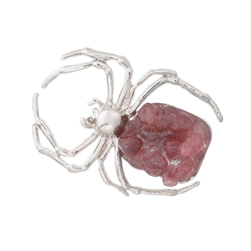MAGICLULU Kristallspinnen Dekoration Tierfiguren Simulationsspinnen Modell Ornament Streich Requisite Für Halloween Szenen Requisiten Und Partyzubehör von MAGICLULU
