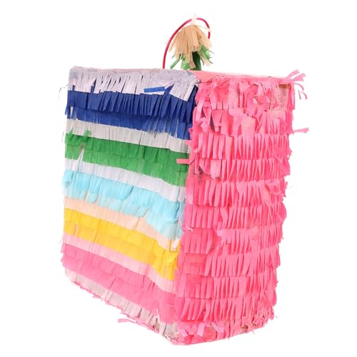 MAGICLULU Kuchen Pinata Pinata zum Befüllen mit Süßigkeiten Kindergeburtstag Party Deko Hängende Candy Filling Wiederverwendbare Geburtstagsfeier Dekoration von MAGICLULU