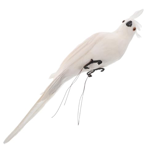 MAGICLULU Realistische Gefälschte Papagei Ornament Statue Dekoration Lebensechte Vogel Figur Für Garten Und Home Decor von MAGICLULU