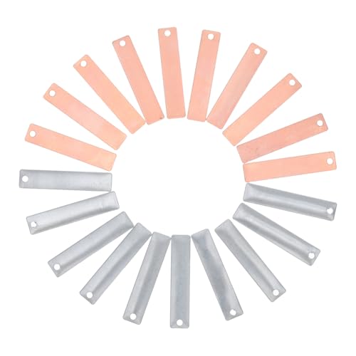 MAGICLULU Kupfer und Zinkstreifen für Fruchtbatterie Experiment Robuste Metallstreifen als Elektrodenmaterial DIY Stromerzeugung für Unterricht und Wissenschaftliche Experimente MAGICLULU Kupfer und Zinkstreifen für Fruchtbatterie Experiment Robuste Metallstreifen als Elektrodenmaterial DIY Stromerzeugung für Unterricht und Wissenschaftliche Experimente von MAGICLULU