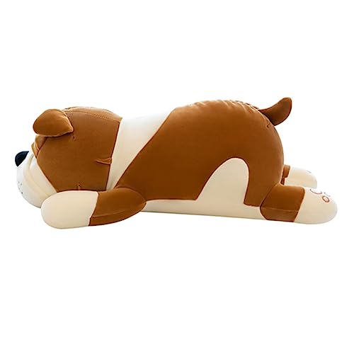 MAGICLULU Kuscheltier Kissen Cartoon Hund Weiches Plüschspielzeug für Dekoratives Sofa Kissen Süßes Schlafkissen für Zuhause und Büro für Fotografie und Schlafbegleitung von MAGICLULU