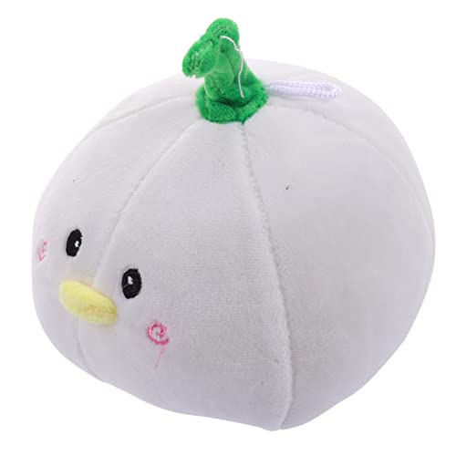 MAGICLULU Kuscheltier Knoblauch Ente Plüschspielzeug für Kinderzimmerdekoration Süßes Cartoon Design für Geburtstage und Feste Kreatives Fotorequisit für Unvergessliche von MAGICLULU