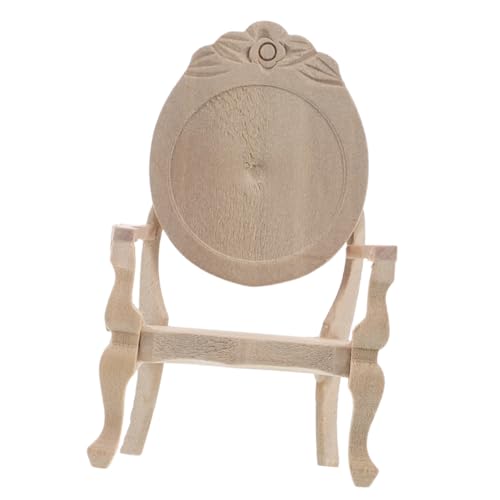MAGICLULU Maßstab Beige Dekorativer Spielzeugstuhl für Puppenhäuser Hochwertige Holzverarbeitung für Kreative DIY Projekte MAGICLULU Maßstab Beige Dekorativer Spielzeugstuhl für Puppenhäuser Hochwertige Holzverarbeitung für Kreative DIY Projekte von MAGICLULU
