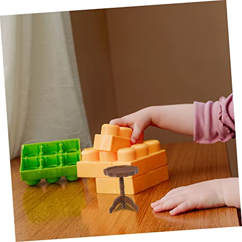MAGICLULU Maßstab Miniaturmöbel Glatte Oberfläche Kreatives DIY Zubehör für Puppenhaus Dekoration und Geschenkideen von MAGICLULU