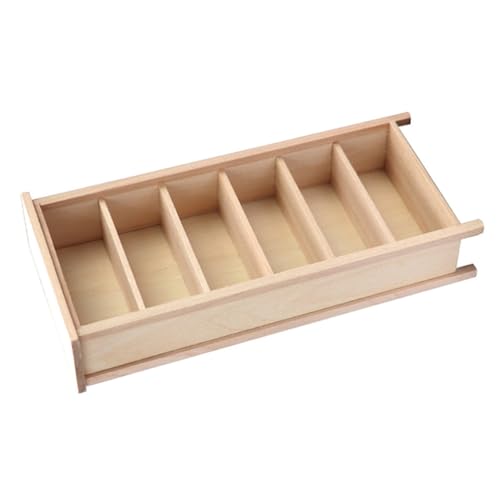 MAGICLULU Maßstab Vertikales Robustes Mini Holzregal für Puppenhaus Dekoration Realistische Micro-Umgebung Umweltfreundlich und Langlebig von MAGICLULU
