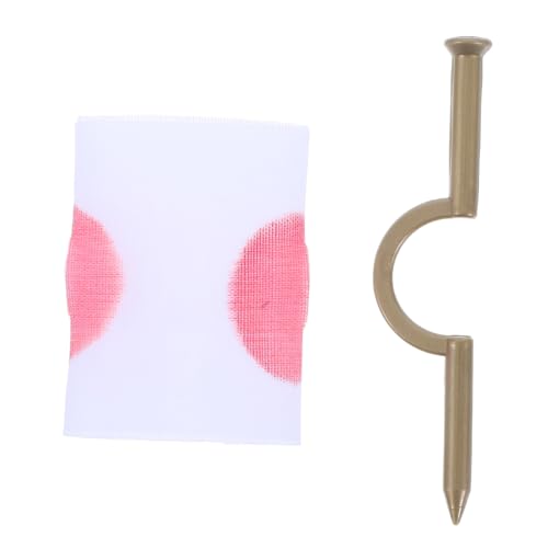 MAGICLULU Nagel tragen Halloween-Tricks-Party-Requisiten Nagel durch Fingerstreich Nagel durch Finger Tricknägel Streich Nagel im Finger Halloween-Streichspielzeug Plastik von MAGICLULU