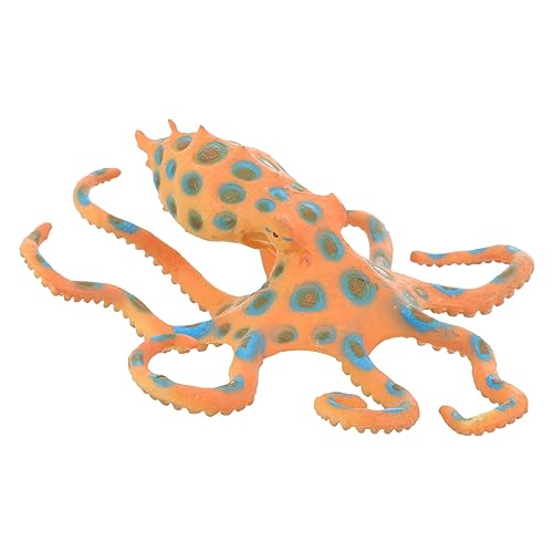 MAGICLULU Realistische Simulation - Beringtes Oktopus-Modell Kuscheliges Stofftierspielzeug Für Die Inneneinrichtung Und Bildung MAGICLULU Realistische Simulation - Beringtes Oktopus-Modell Kuscheliges Stofftierspielzeug Für Die Inneneinrichtung Und Bildung von MAGICLULU