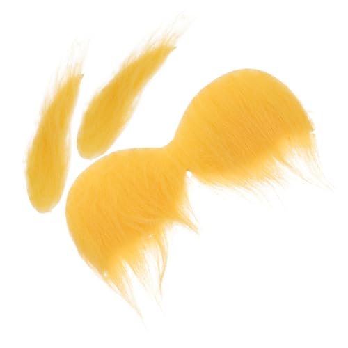 MAGICLULU Orangefarbener Künstlicher Schnurrbart Und Augenbrauen Selbstklebendes Halloween-party-zubehör Für Erwachsene Jungen Und Mädchen MAGICLULU Orangefarbener Künstlicher Schnurrbart Und Augenbrauen Selbstklebendes Halloween-party-zubehör Für Erwachsene Jungen Und Mädchen von MAGICLULU