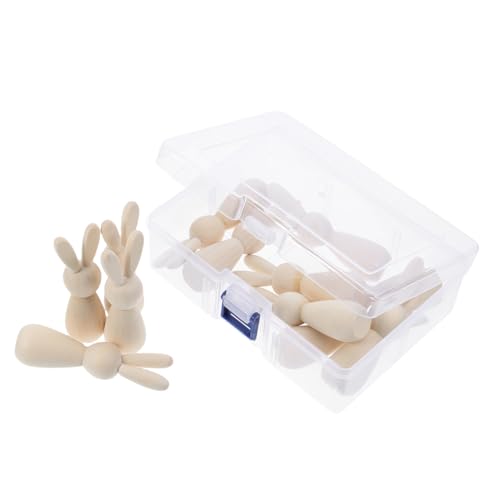MAGICLULU Osterhasen-Dekorationen Aus Holz Unvollendetes Basteln Osterdeko Handgemachtes Spielzeug Osterbasteln Heimdeko Hase MAGICLULU Osterhasen-Dekorationen Aus Holz Unvollendetes Basteln Osterdeko Handgemachtes Spielzeug Osterbasteln Heimdeko Hase von MAGICLULU