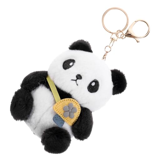 MAGICLULU Einzigartiger Schlüsselanhänger Mit Plüsch-panda- Für Tasche Rucksack Geldbörse Dekorativer Herren- Mit Stofftier Zufällige Farbe von MAGICLULU