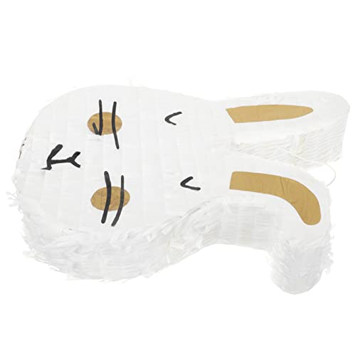 MAGICLULU Pinata Hängende Papier Pinata Form Eines Hasen Gefüllt Mit Süßigkeiten Für Kindergeburtstagsfeiern Und Festlichkeiten Dekoration MAGICLULU Pinata Hängende Papier Pinata Form Eines Hasen Gefüllt Mit Süßigkeiten Für Kindergeburtstagsfeiern Und Festlichkeiten Dekoration von MAGICLULU