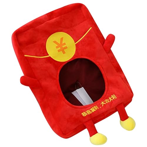 MAGICLULU Plüsch Kopfband Rot Umschlag Kostümzubehör für Erwachsene Lustiges Fotorequisit für Neujahr Weihnachten Cosplay Halloween Leicht und Bequem zu Tragen MAGICLULU Plüsch Kopfband Rot Umschlag Kostümzubehör für Erwachsene Lustiges Fotorequisit für Neujahr Weihnachten Cosplay Halloween Leicht und Bequem zu Tragen von MAGICLULU