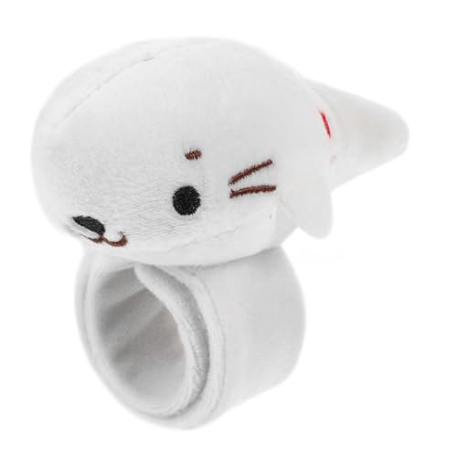 MAGICLULU Plüsch Tiermotiv Klatschring Armband Für Weiches Langlebiges Slap Armband Aus Für Halloween Und Geburtstagsfeiern Seelöwe von MAGICLULU