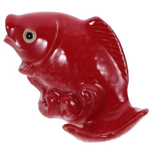 MAGICLULU Karpfen Figur Garten Wasserspiel Keramik Teichbrunnen Düse Gartendeko Zubehör MAGICLULU Karpfen Figur Garten Wasserspiel Keramik Teichbrunnen Düse Gartendeko Zubehör von MAGICLULU