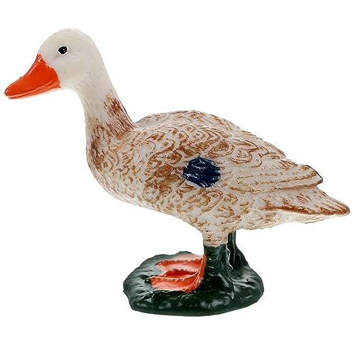 MAGICLULU Realistische Plastikfigur Ente Dekorative Garten Skulptur für Außenbereich Langlebige und Praktische Gartenfigur für Kreative von MAGICLULU
