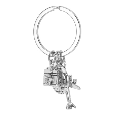 MAGICLULU Reise-schlüsselanhänger Klein Schlüsselanhänger Süß Kette Vor Mit Stichworte Schmuck Rucksäcke Bezaubern Kreativer Schlüsselanhänger Flugzeug Zinklegierung Silver MAGICLULU Reise-schlüsselanhänger Klein Schlüsselanhänger Süß Kette Vor Mit Stichworte Schmuck Rucksäcke Bezaubern Kreativer Schlüsselanhänger Flugzeug Zinklegierung Silver von MAGICLULU