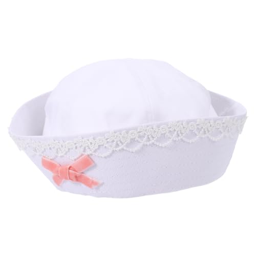 MAGICLULU Sailor Hut Baskenmütze Cosplay Navy Bowknot Zubehör MAGICLULU Sailor Hut Baskenmütze Cosplay Navy Bowknot Zubehör von MAGICLULU